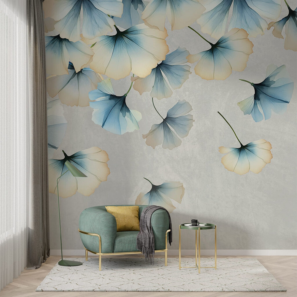 Foglie di ginkgo blu — ambiente 5