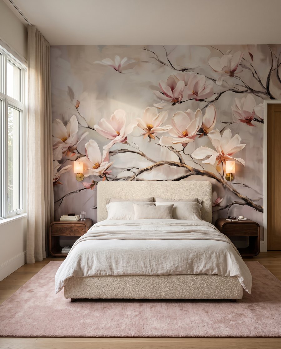 Magnolia sulla parete — ambiente 2