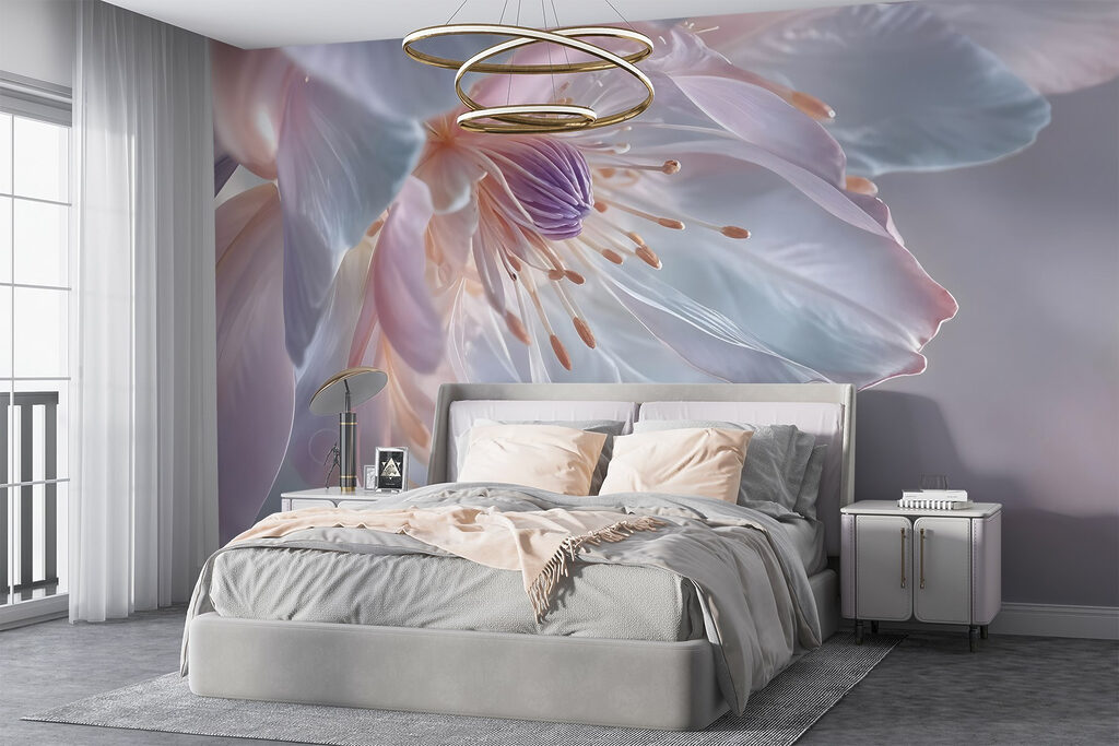 Fiore dai riflessi perlati — ambiente 3