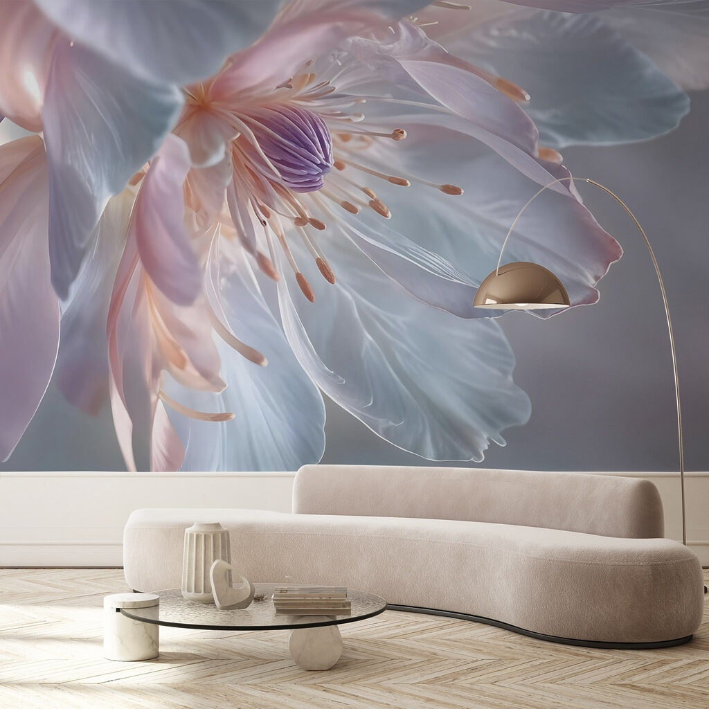 Fiore dai riflessi perlati — ambiente 6