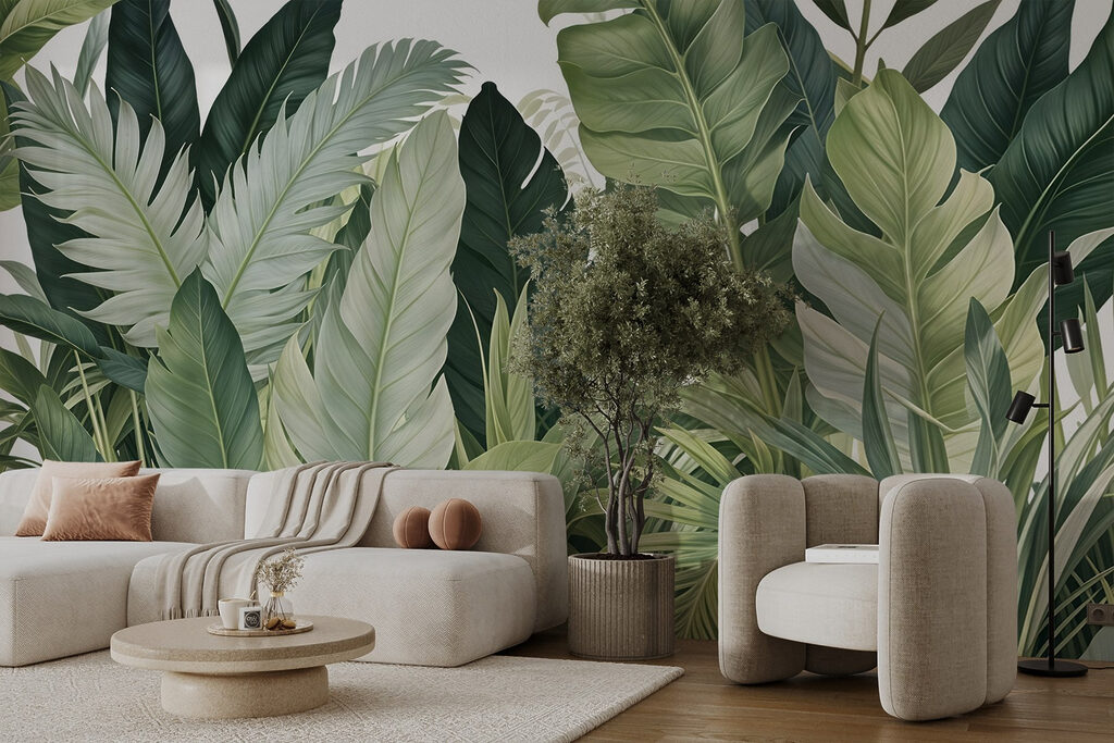 Foglie verdi che salgono — ambiente 5
