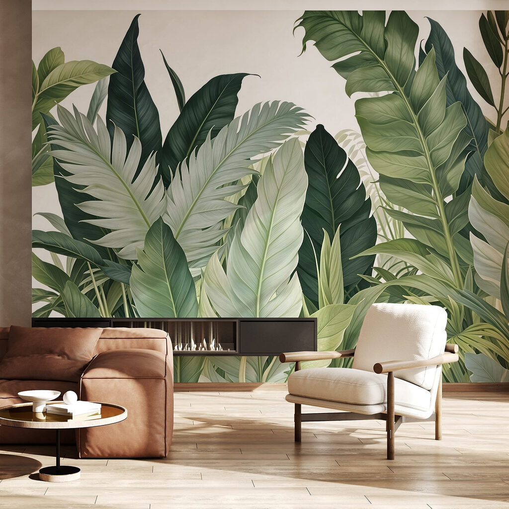 Foglie verdi che salgono — ambiente 6