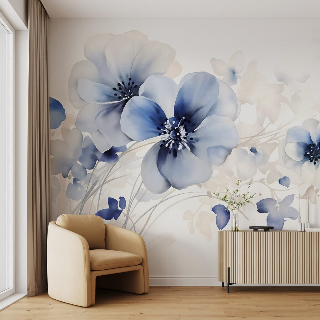 Petali pallidi sparsi — ambiente 4