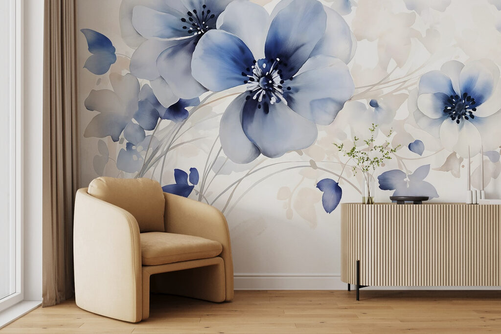 Petali pallidi sparsi — ambiente 6