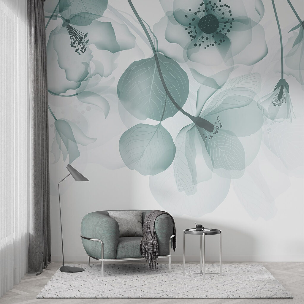 Fiori pastello sui rami — ambiente 3
