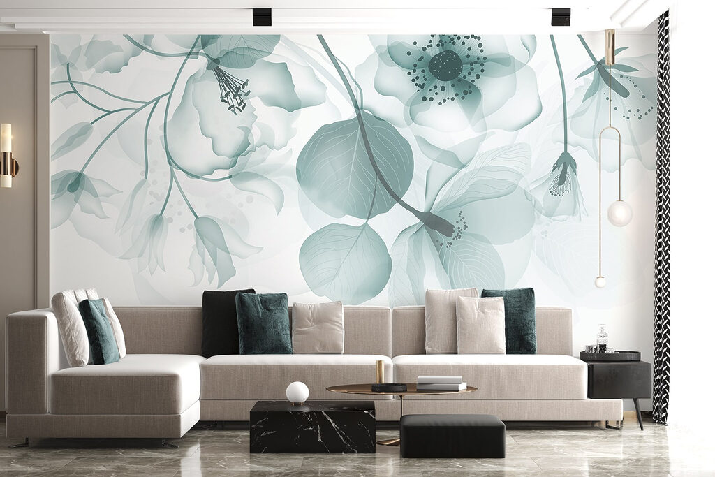 Fiori pastello sui rami — ambiente 4