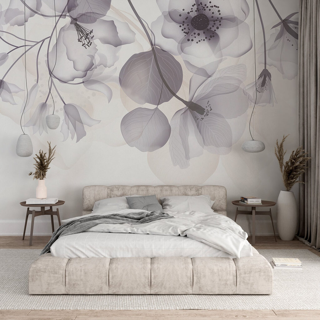 Fiori pastello sui rami — ambiente 1