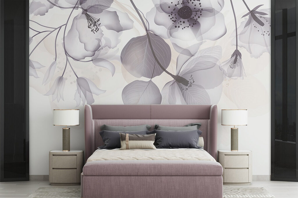 Fiori pastello sui rami — ambiente 2