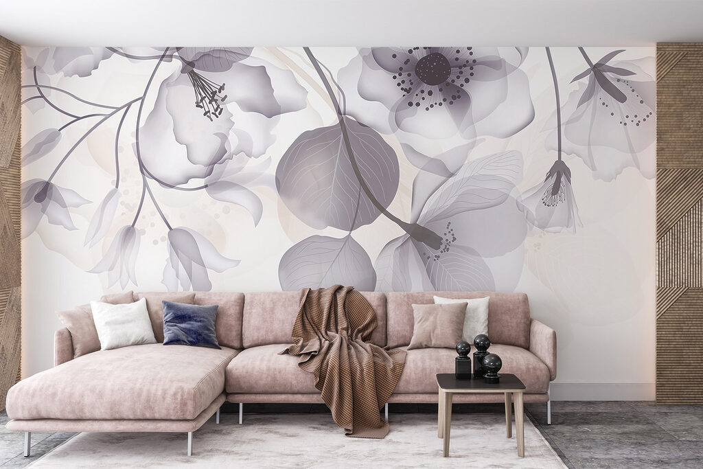 Fiori pastello sui rami — ambiente 5
