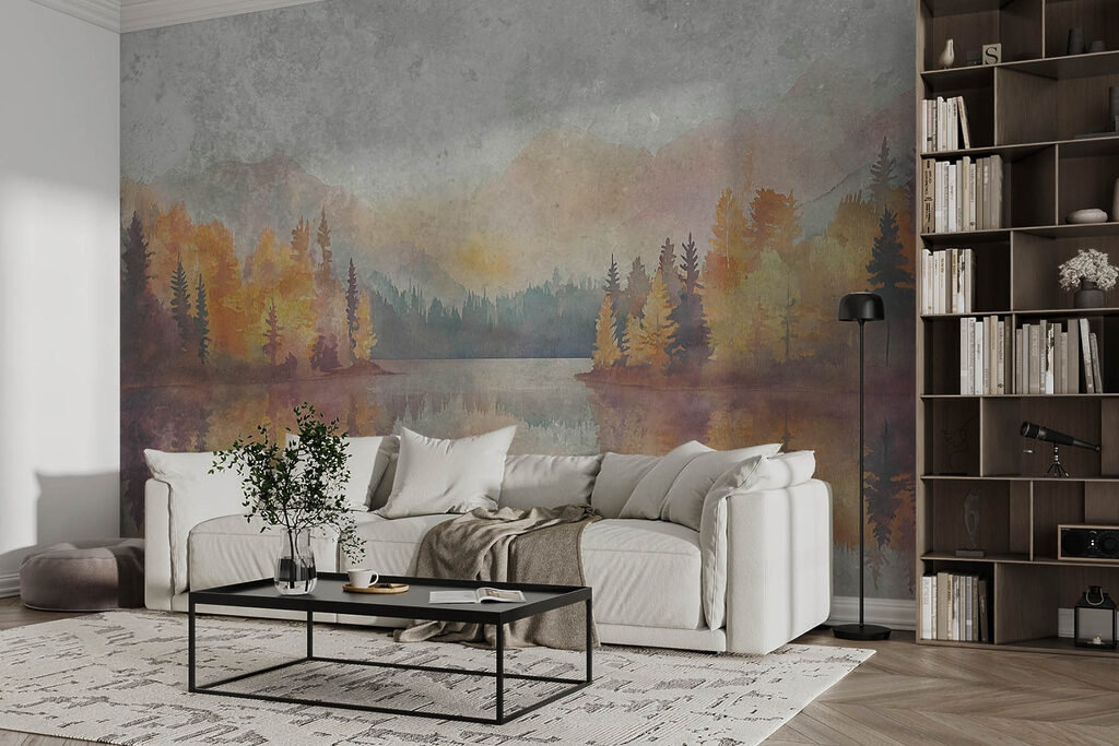 Bosco d’autunno sull’acqua — ambiente 2