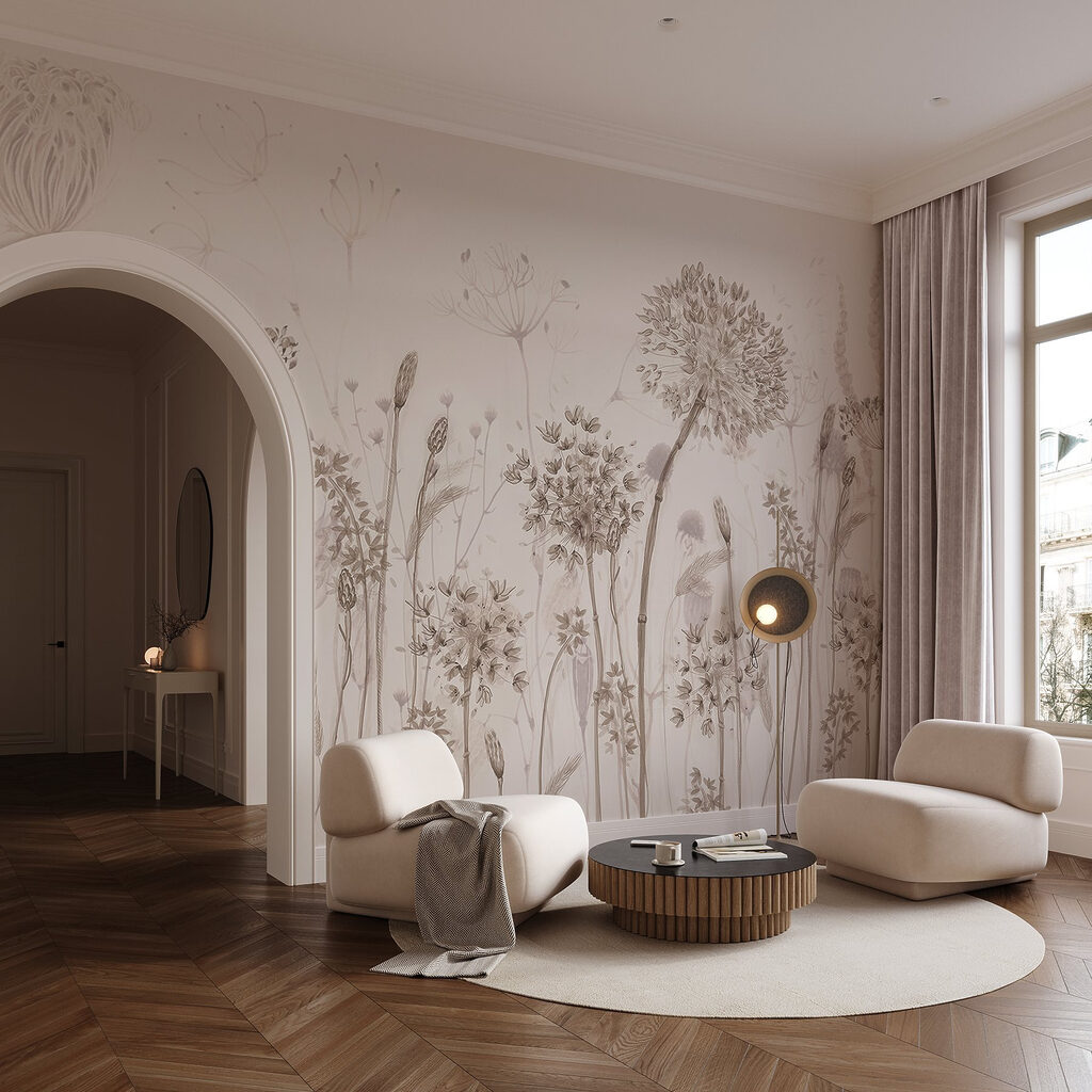 Erbe con fiori tondi — ambiente 2