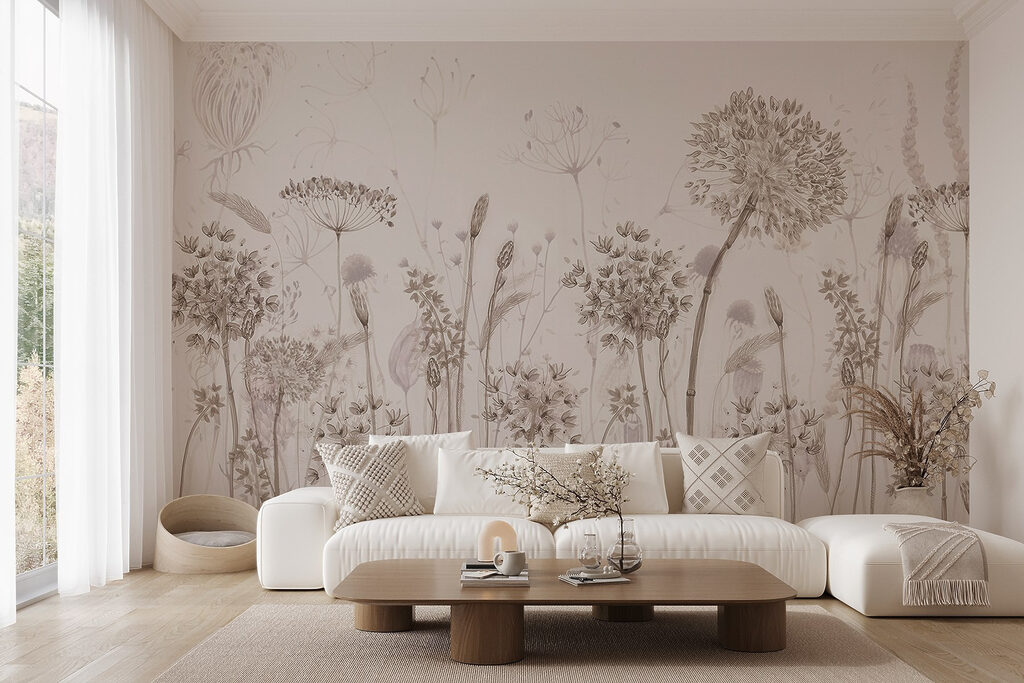 Erbe con fiori tondi — ambiente 3