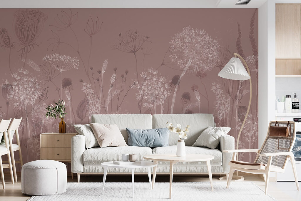 Erbe con fiori tondi — ambiente 2