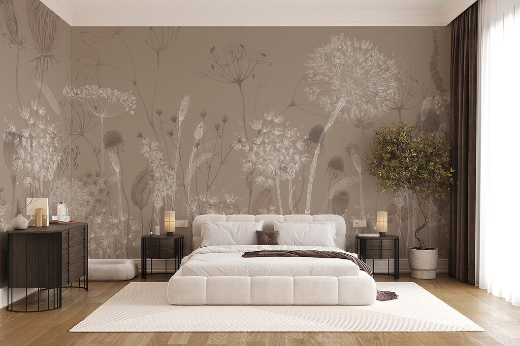 Erbe con fiori tondi — ambiente 1