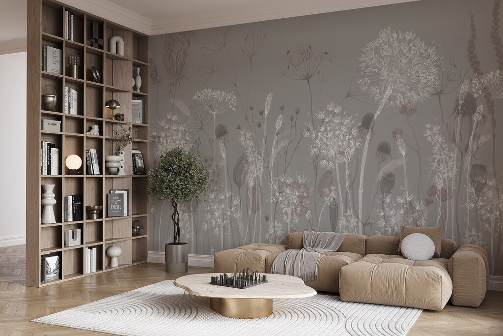 Erbe con fiori tondi — ambiente 4