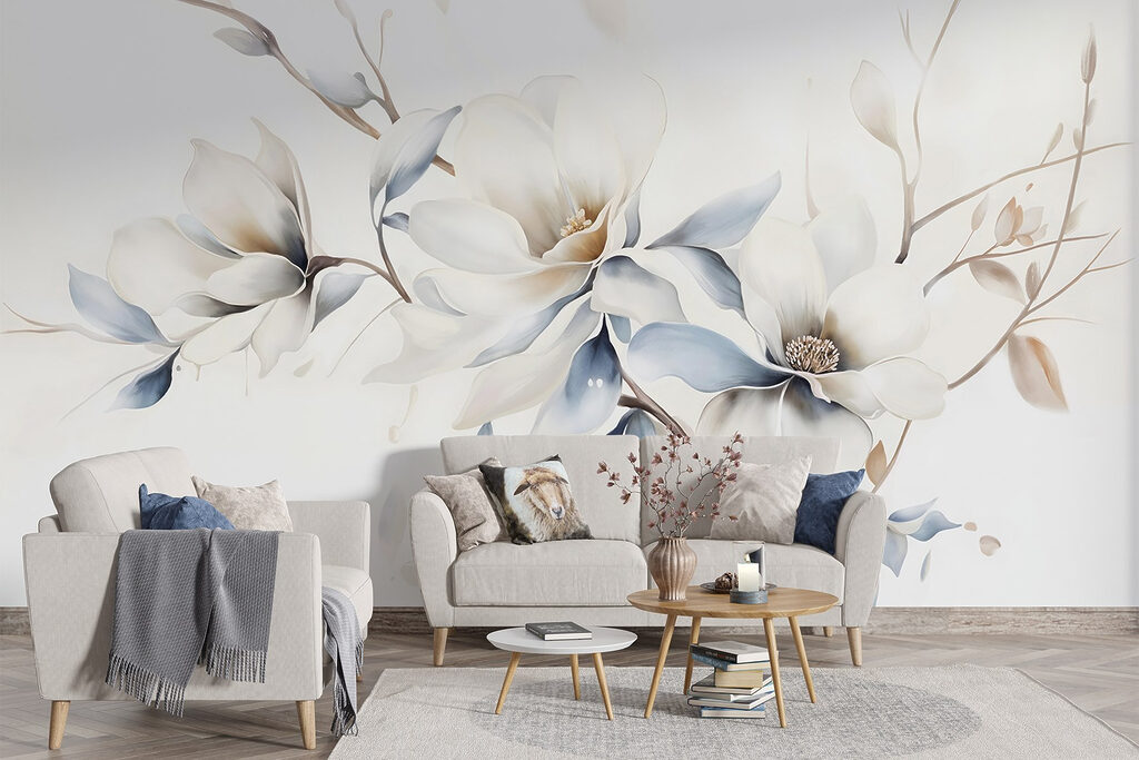 Rametto con fiori bianchi — ambiente 6