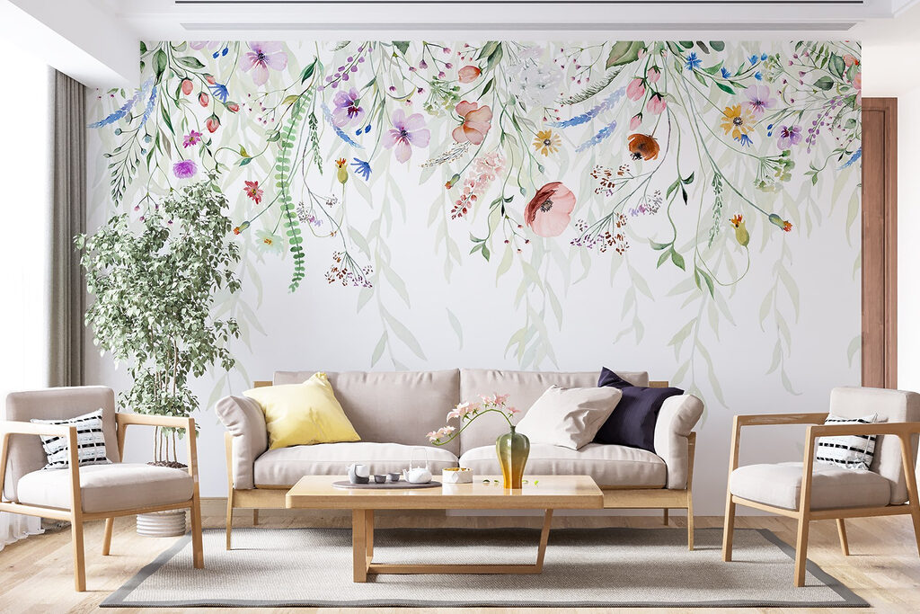 Fiori colorati in alto — ambiente 5