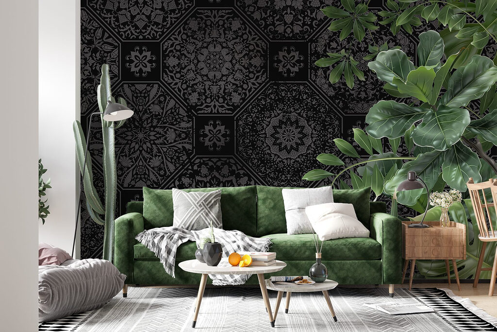 Verde e motivi scuri — ambiente 5