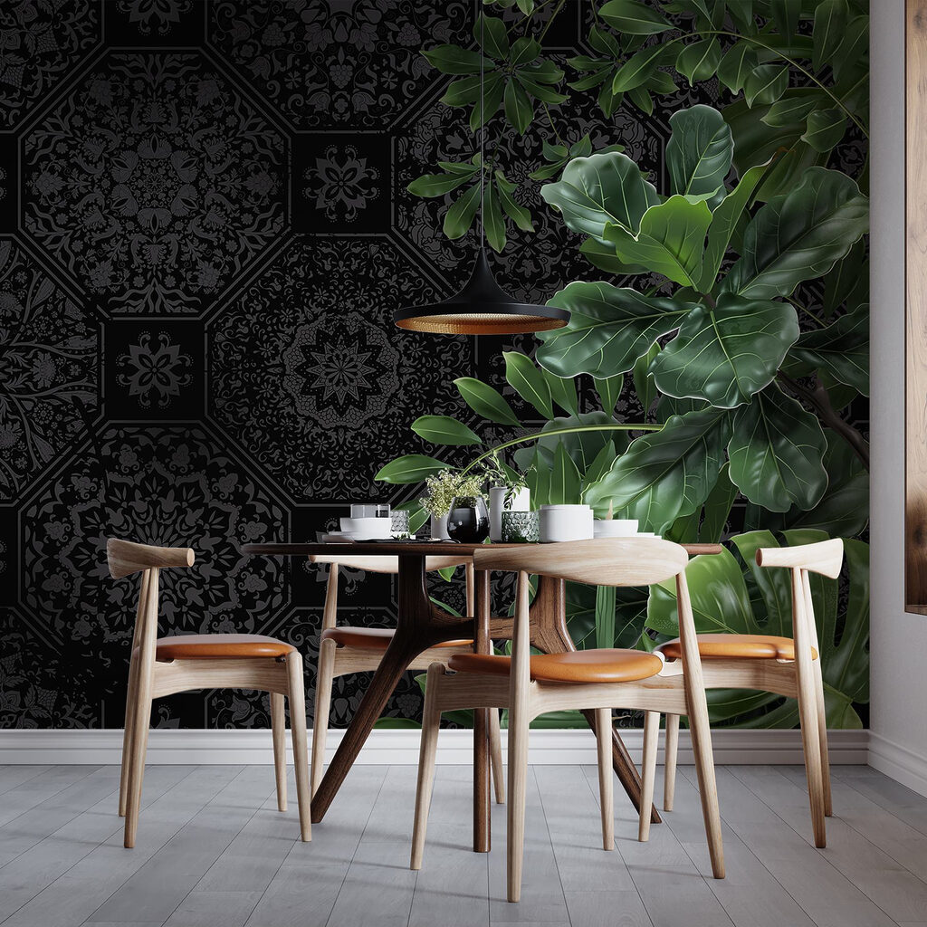 Verde e motivi scuri — ambiente 6