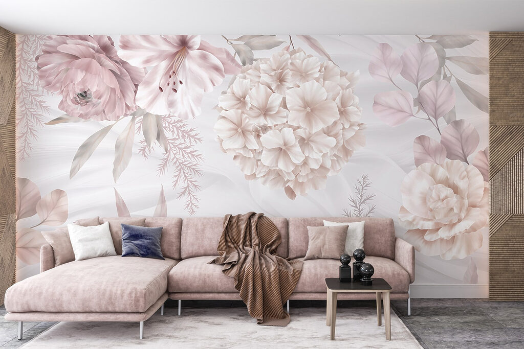 Fiori rosa su palme — ambiente 4