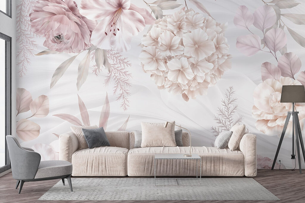 Fiori rosa su palme — ambiente 5