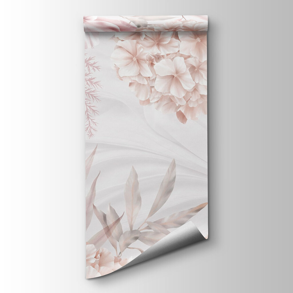 Fiori rosa su palme — vista del prodotto