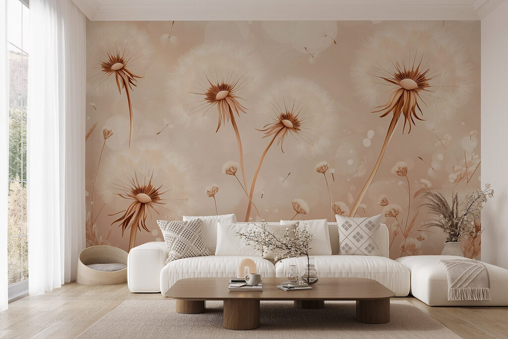 Soffioni tra fiori caldi — ambiente 2
