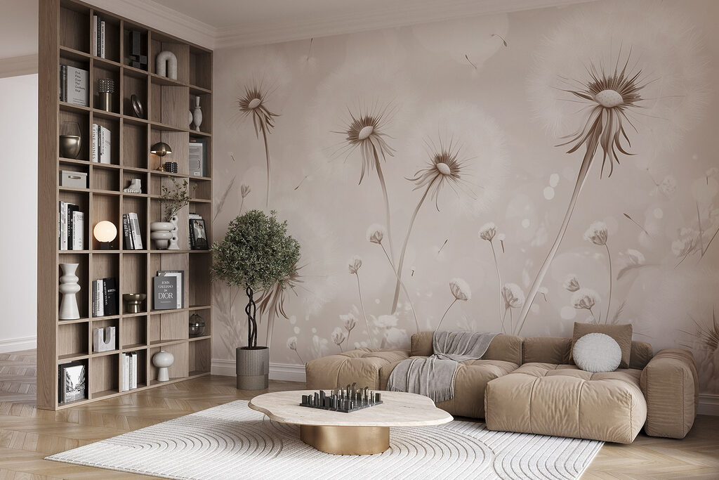 Soffioni tra fiori caldi — ambiente 2