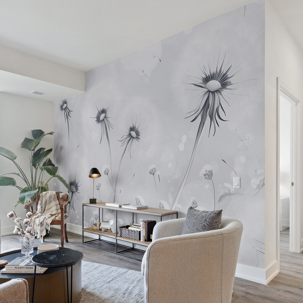 Soffioni tra fiori caldi — ambiente 2