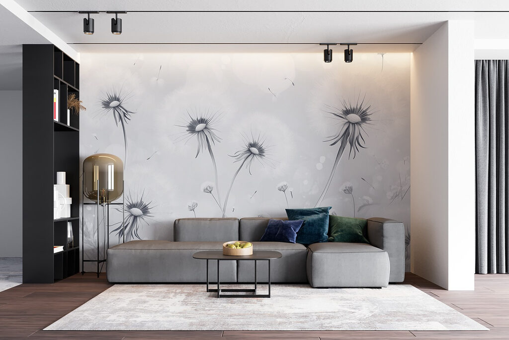 Soffioni tra fiori caldi — ambiente 3