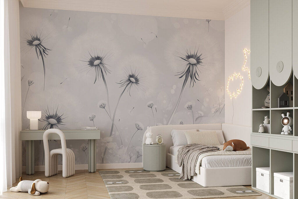Soffioni tra fiori caldi — ambiente 4