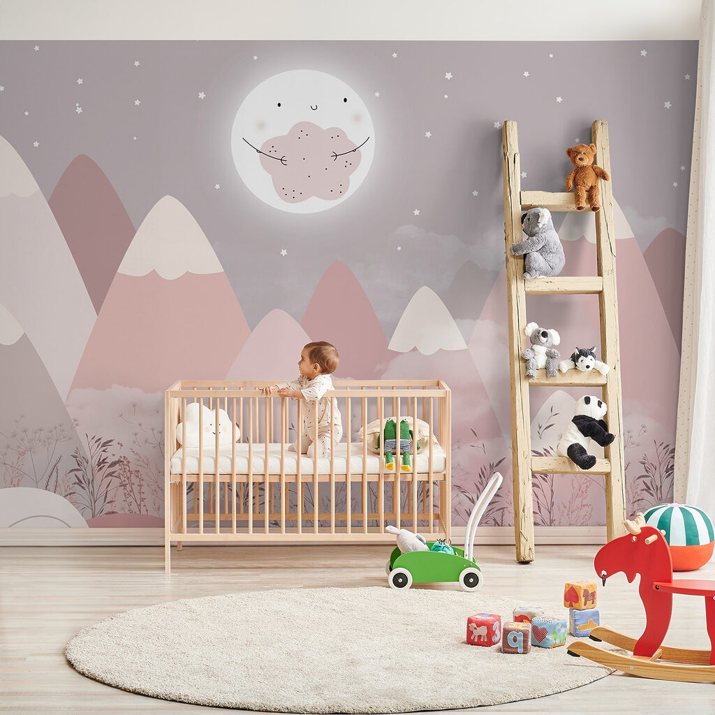 Luna sopra cime rosa — ambiente 4