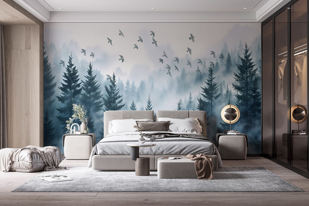 Uccelli nella nebbia — ambiente 1