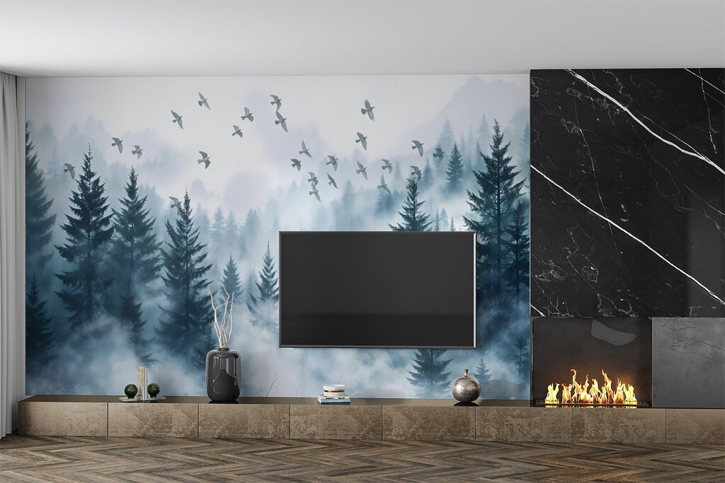 Uccelli nella nebbia — ambiente 3