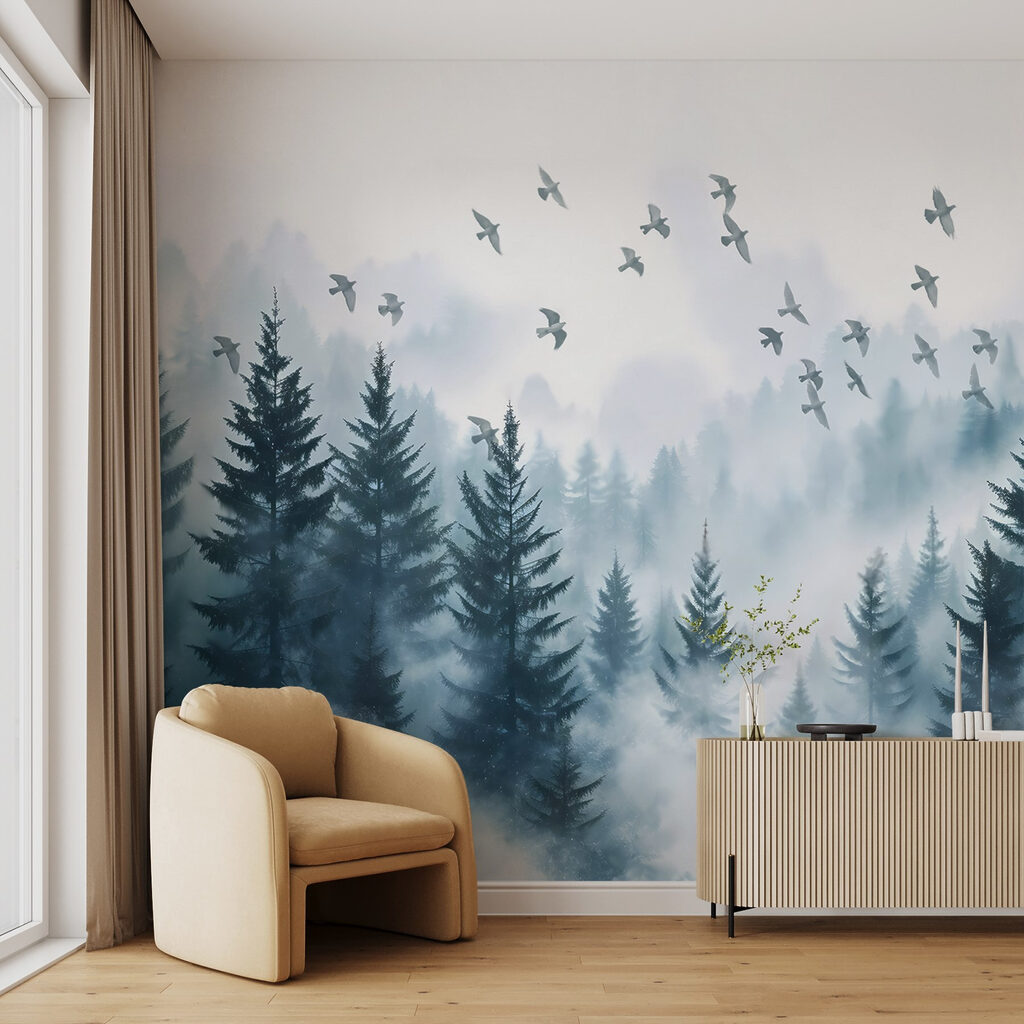 Uccelli nella nebbia — ambiente 4