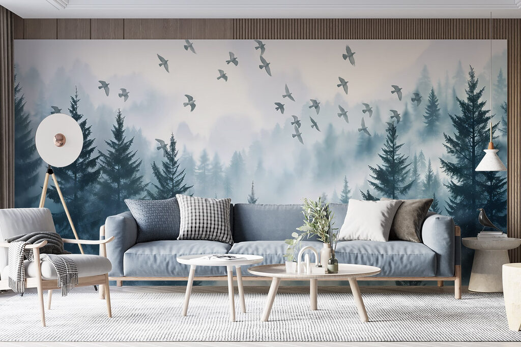 Uccelli nella nebbia — ambiente 6