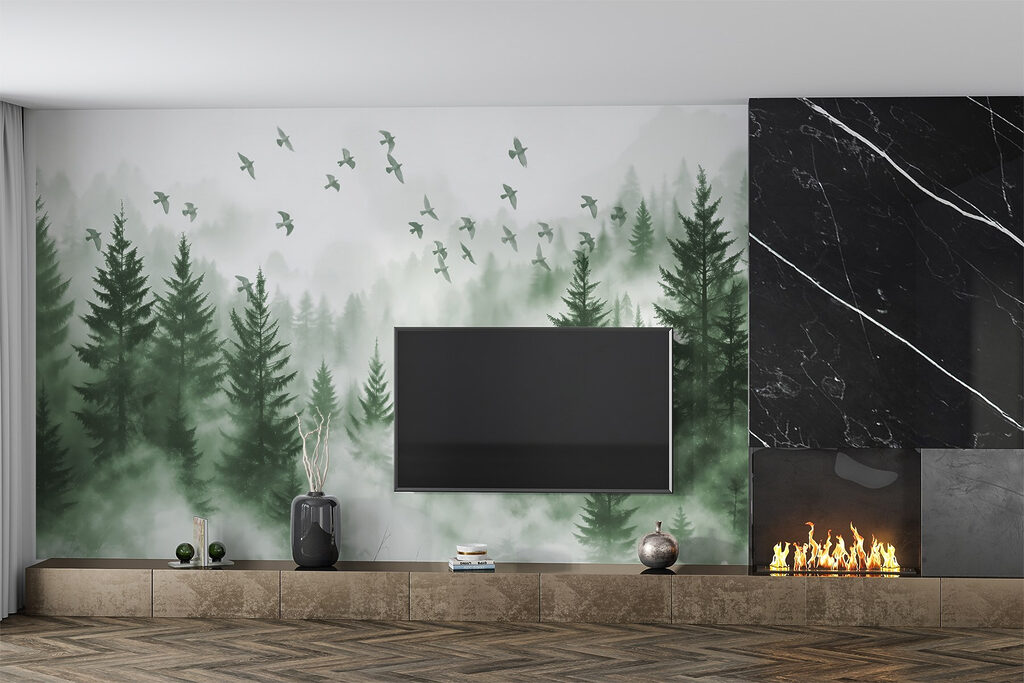 Uccelli nella nebbia — ambiente 3
