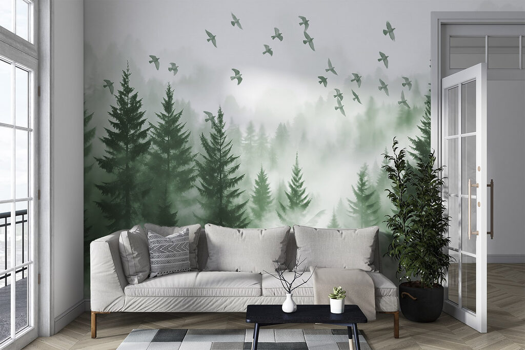 Uccelli nella nebbia — ambiente 4