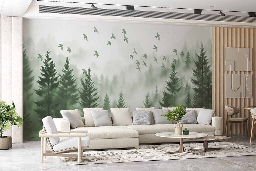 Uccelli nella nebbia — ambiente 5