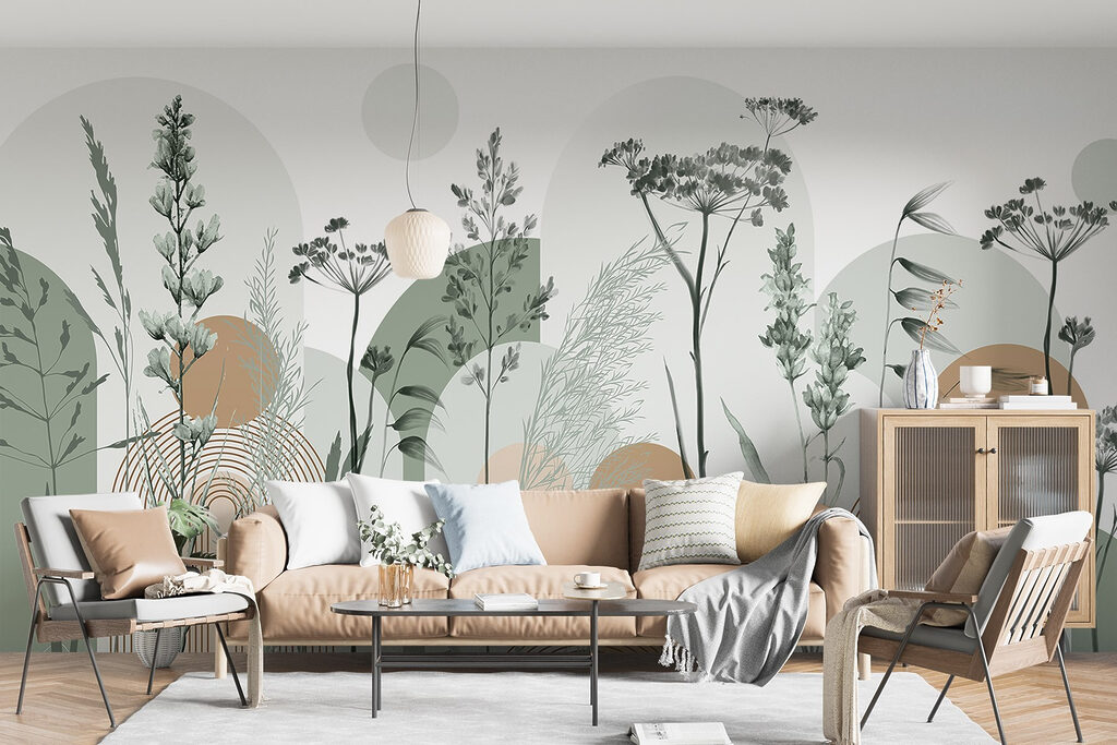 Erbe tra forme curve — ambiente 5