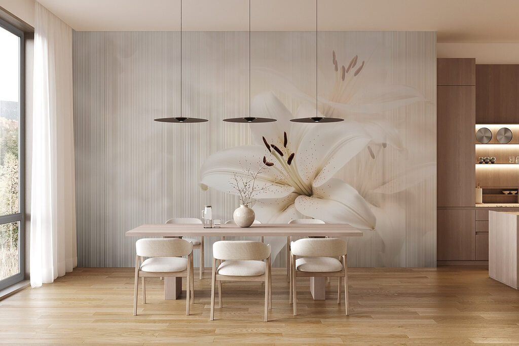 Gigli bianchi tra righe — ambiente 7