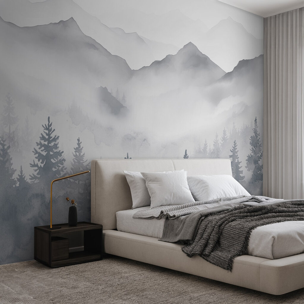 Pini sotto la nebbia — ambiente 1