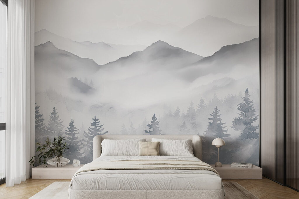Pini sotto la nebbia — ambiente 2