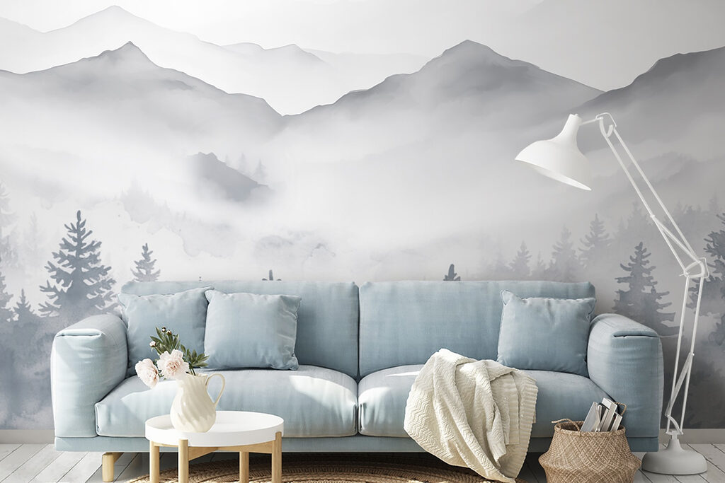 Pini sotto la nebbia — ambiente 3