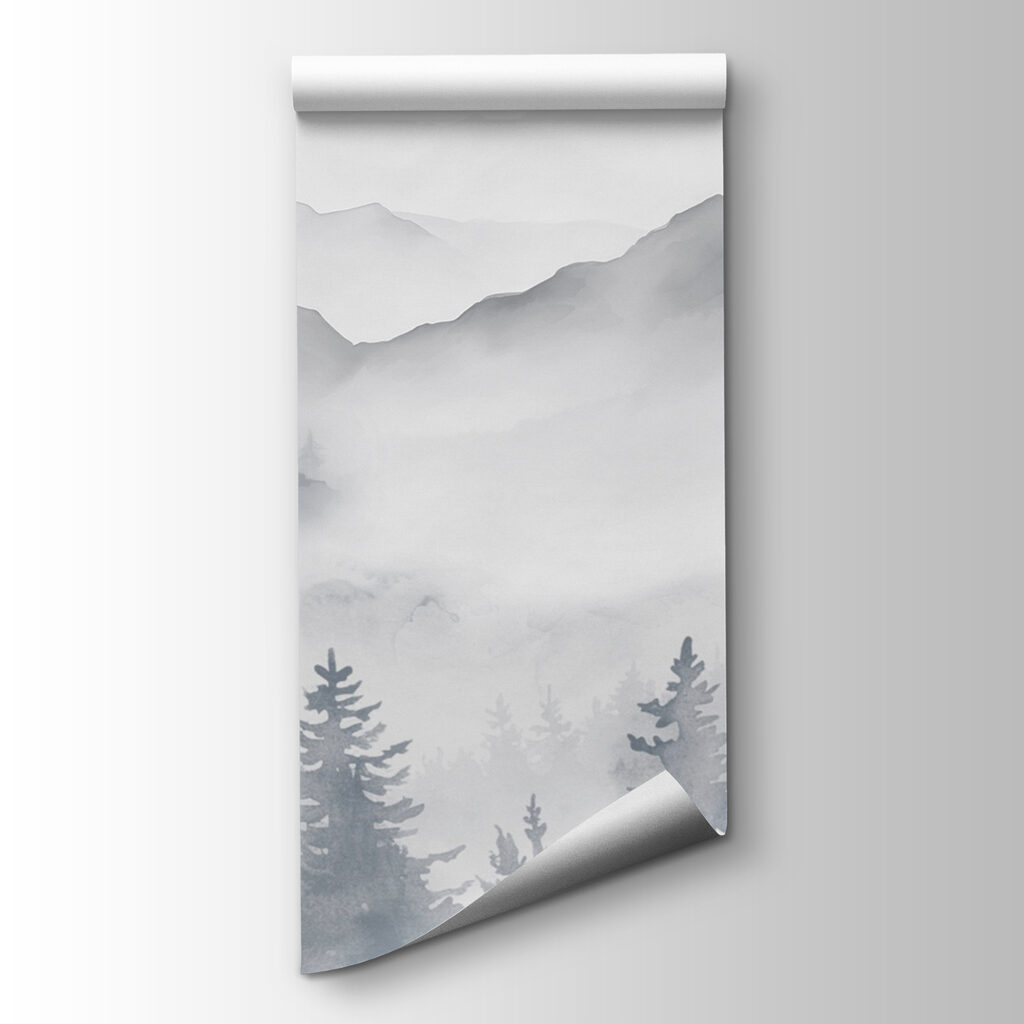 Pini sotto la nebbia — vista del prodotto