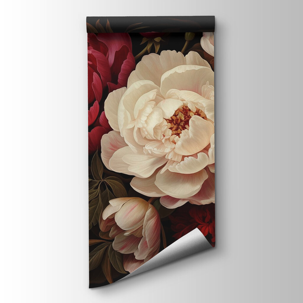 Peonie tra foglie scure — vista del prodotto