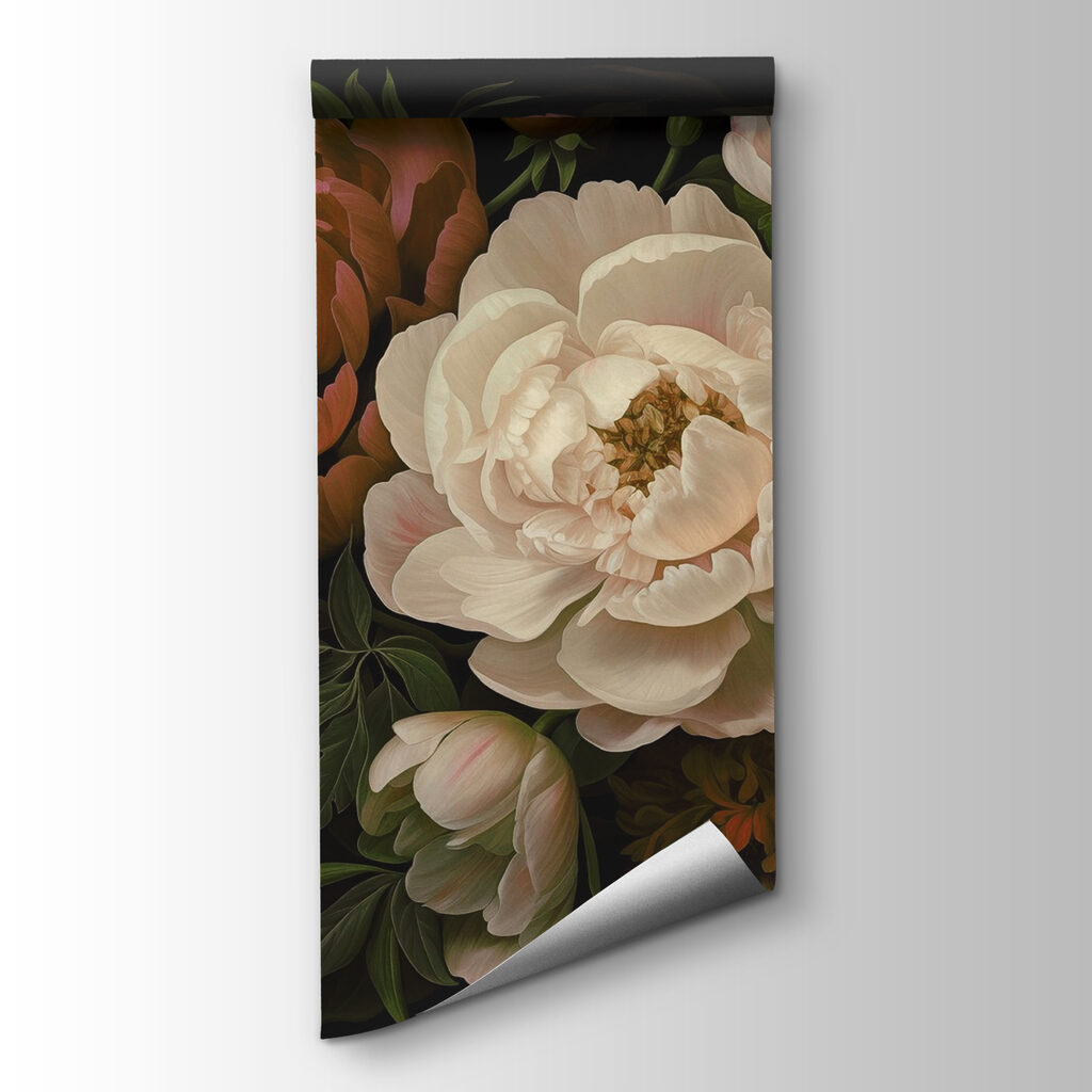 Peonie tra foglie scure — vista del prodotto