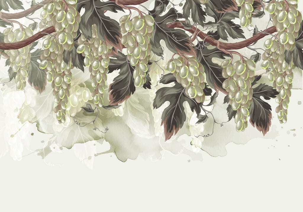 Grappoli tra le foglie — design completo