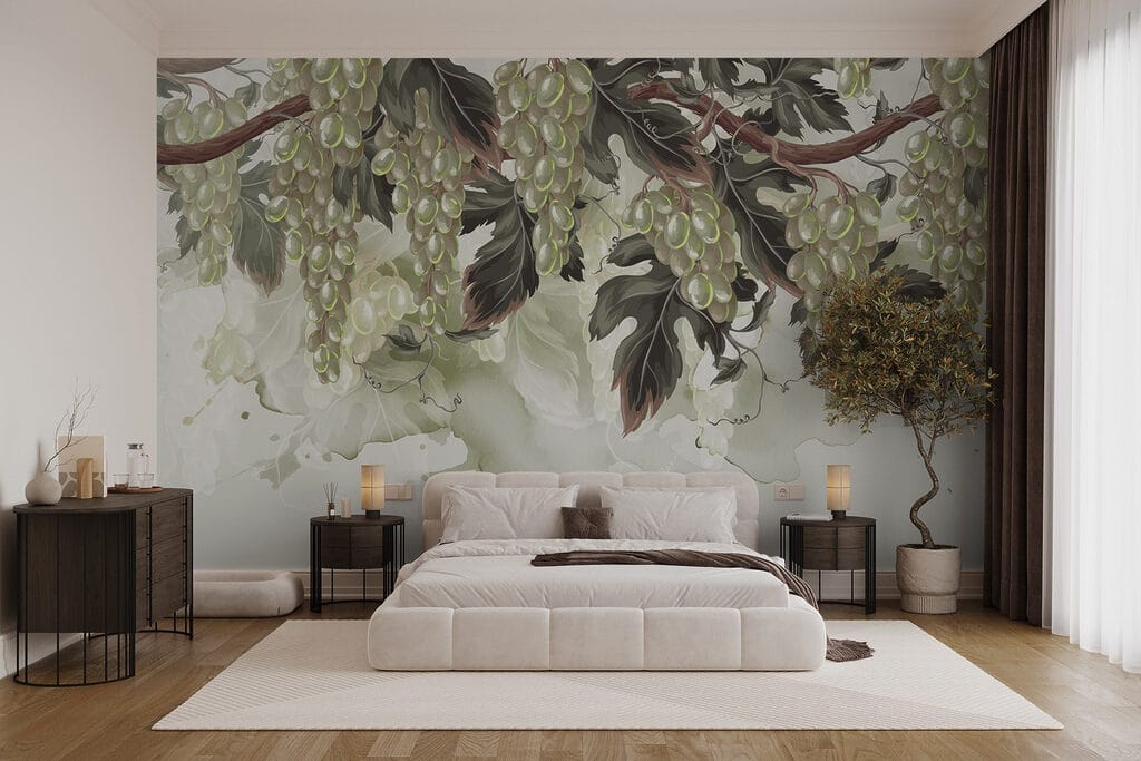Grappoli tra le foglie — ambiente 1