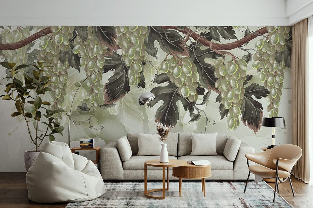Grappoli tra le foglie — ambiente 5